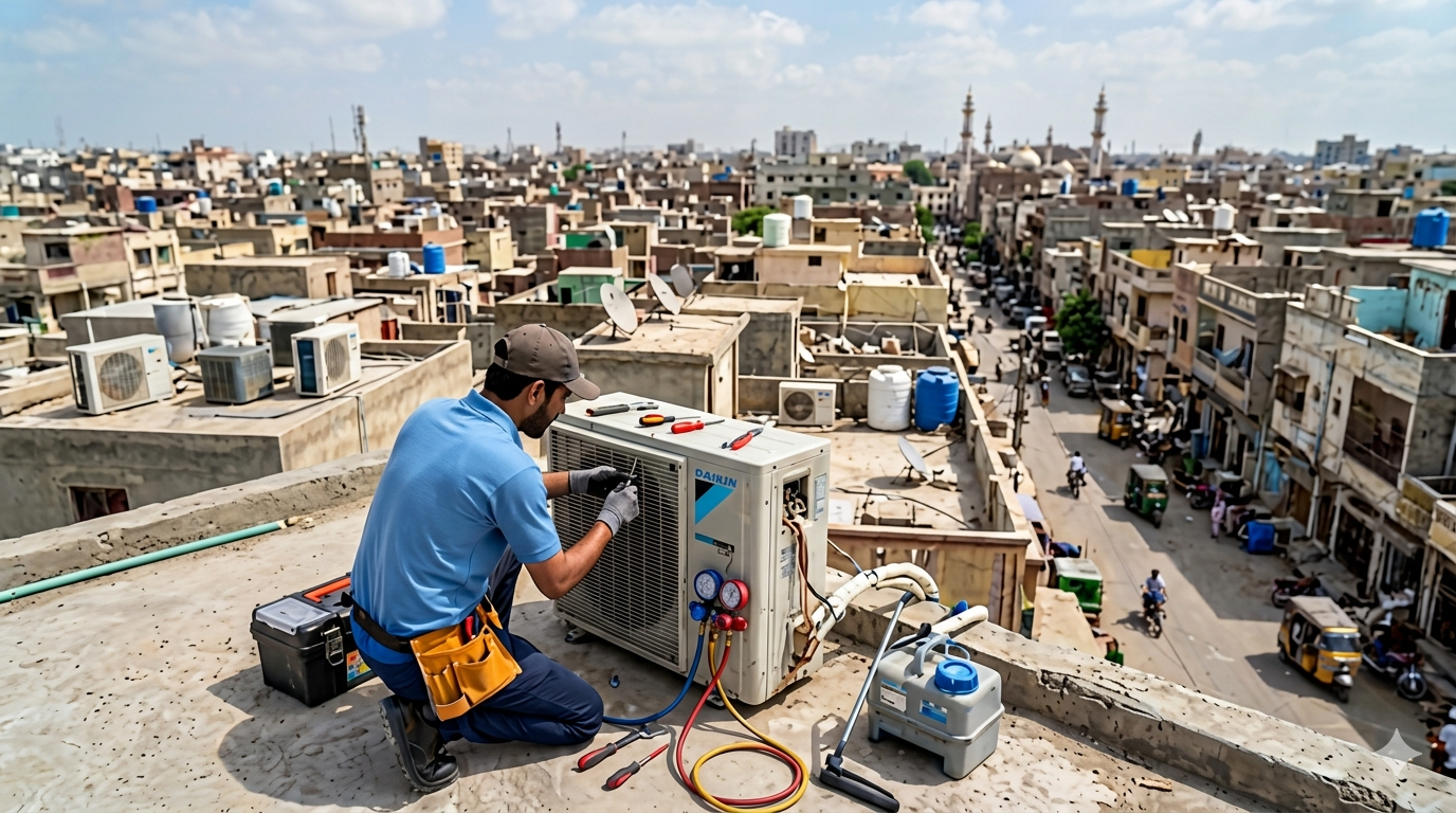 Best AC Repairing Services in Buffer Zone Karachi | HomeFixer.pk 1 AC Repairing Services in Buffer Zone Karachi