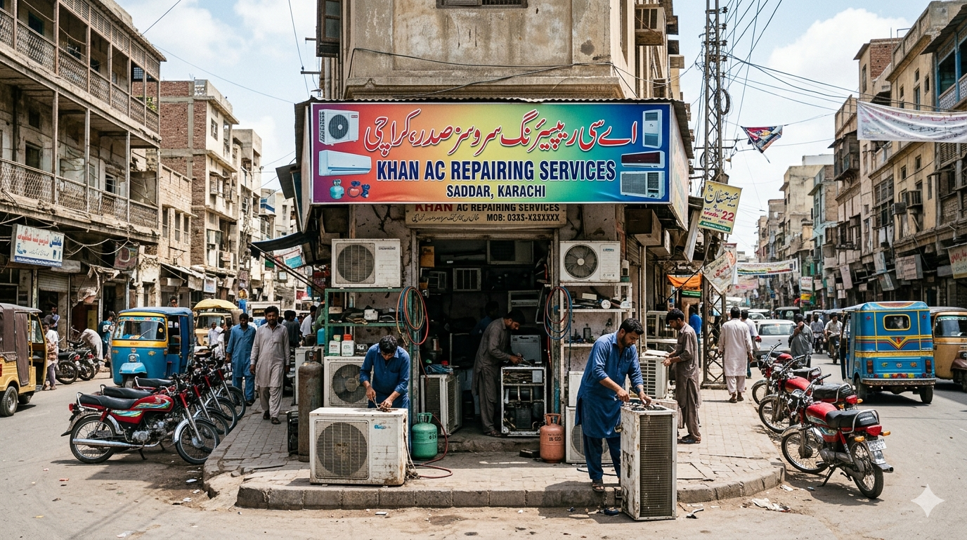 Professional AC Repairing Services in Saddar Karachi
