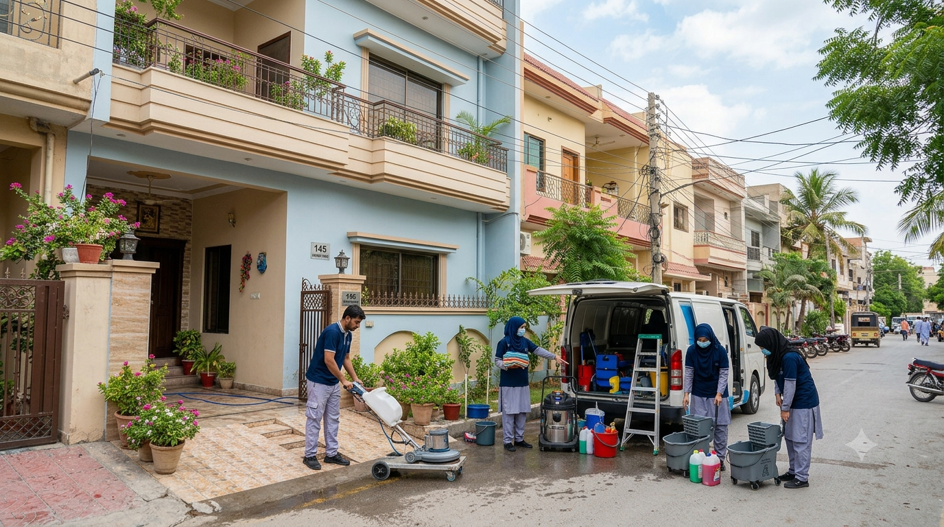 Experts House Cleaning Services Nazimabad | Professional Home Cleaning by Homefixer.pk 1 House Cleaning Services by Homefixer