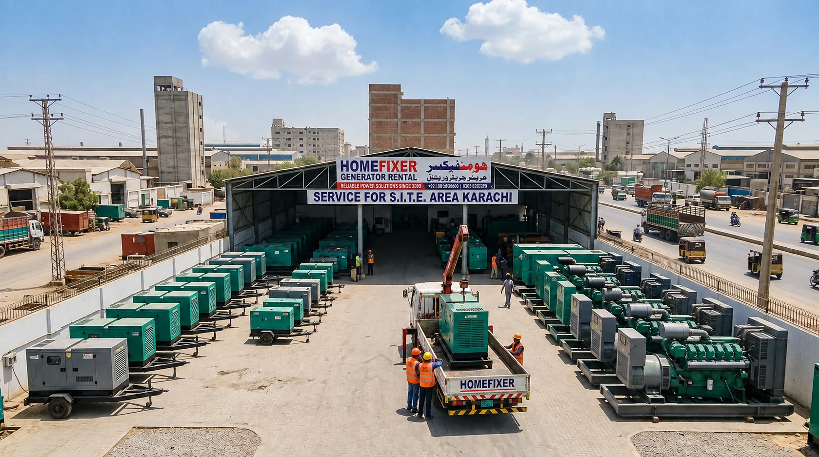 Generator Delivery and Installation