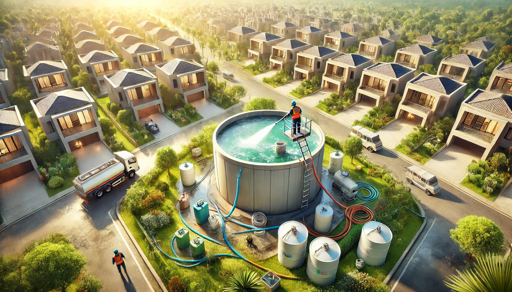 Water Tank Cleaning in DHA Karachi