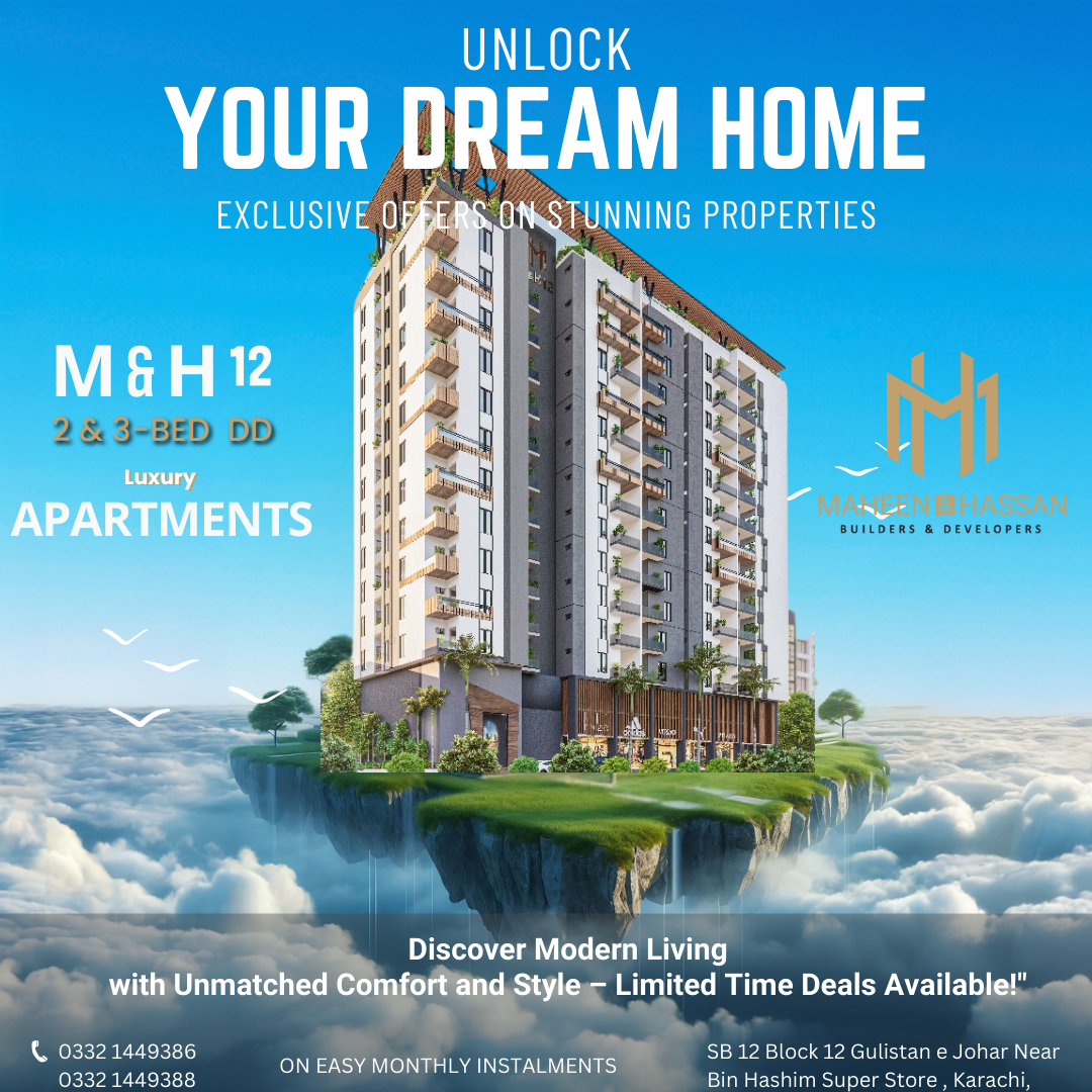 Flat On Installments In Gulistan-e-Johar Karachi