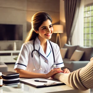 Female Nurse for Home Care Services in Karachi