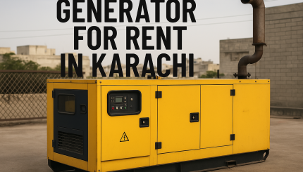 Generator for Rent in Karachi
