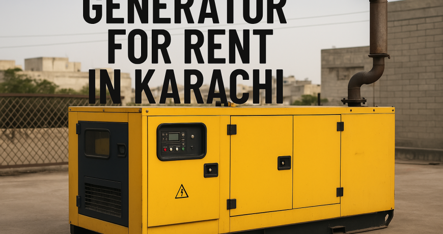 Generator for Rent in Karachi