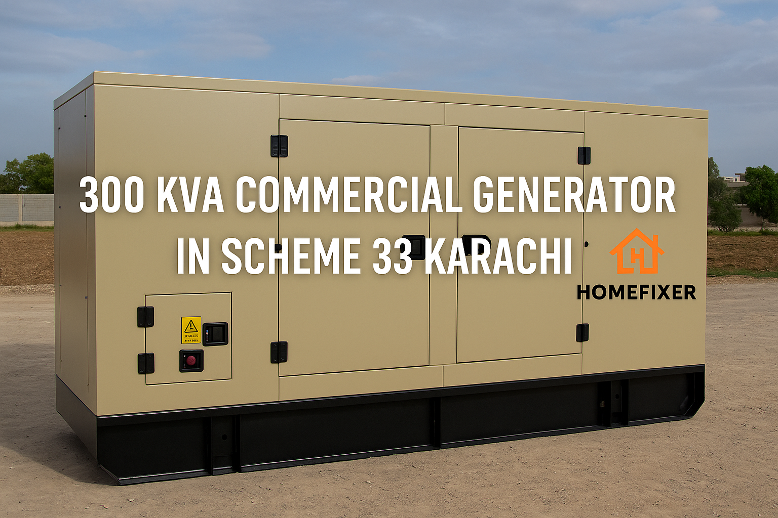 300 KVA Generator For Rent In Scheme 33 Karachi