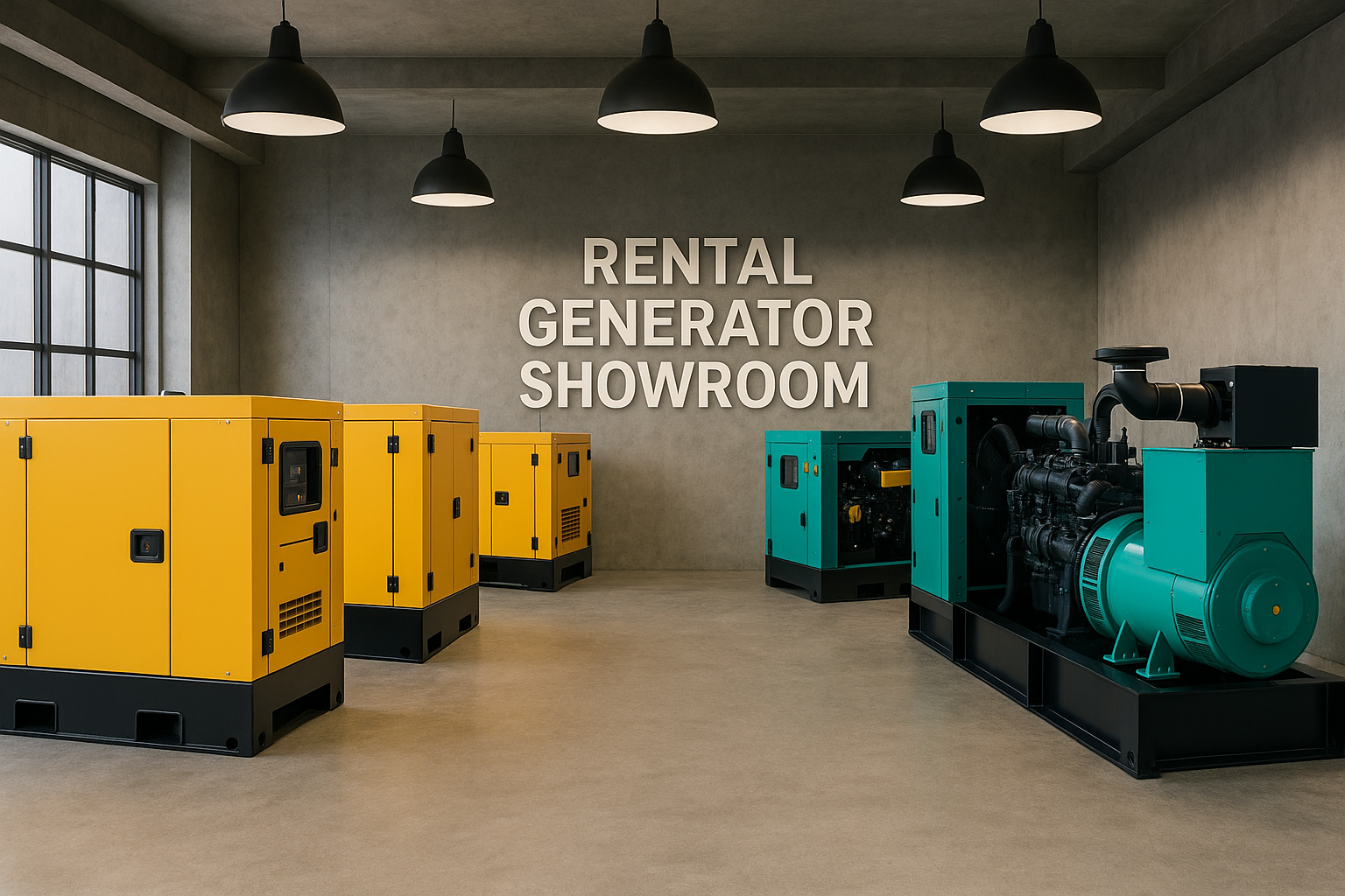 Commercial Generator for Rent in Karachi