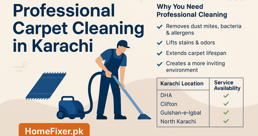 Professional Carpet Cleaning in Karachi