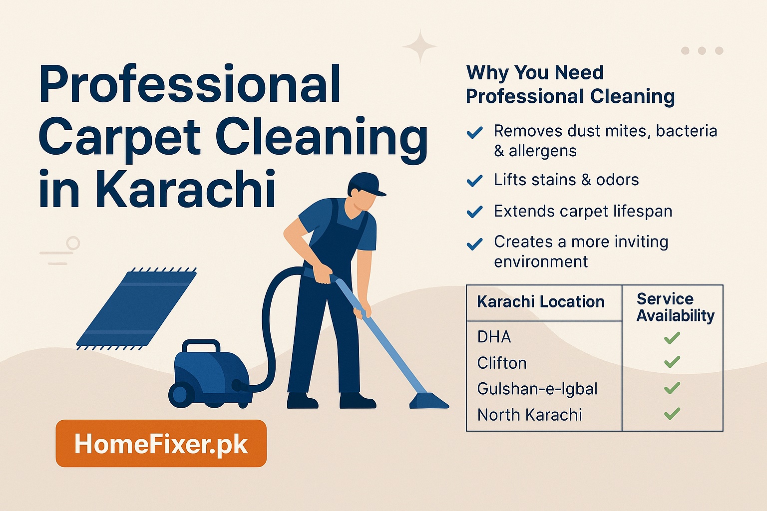 Professional Carpet Cleaning in Karachi