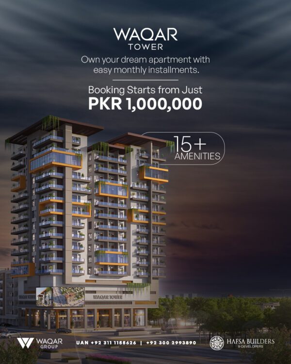 Your Dream Apartment on Instalment in Scheme 33 Karachi