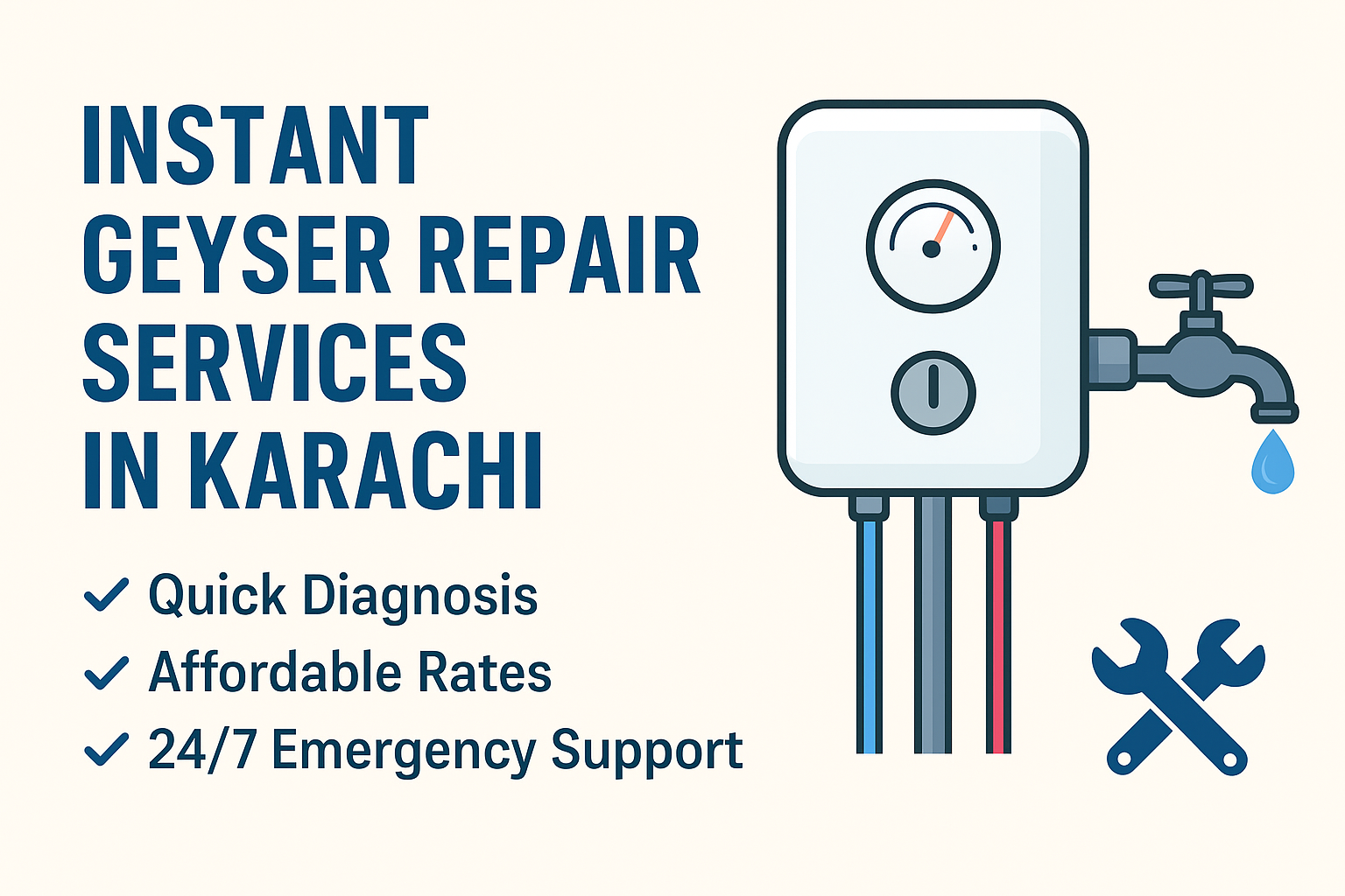 Instant Geyser Repair Services in Karachi