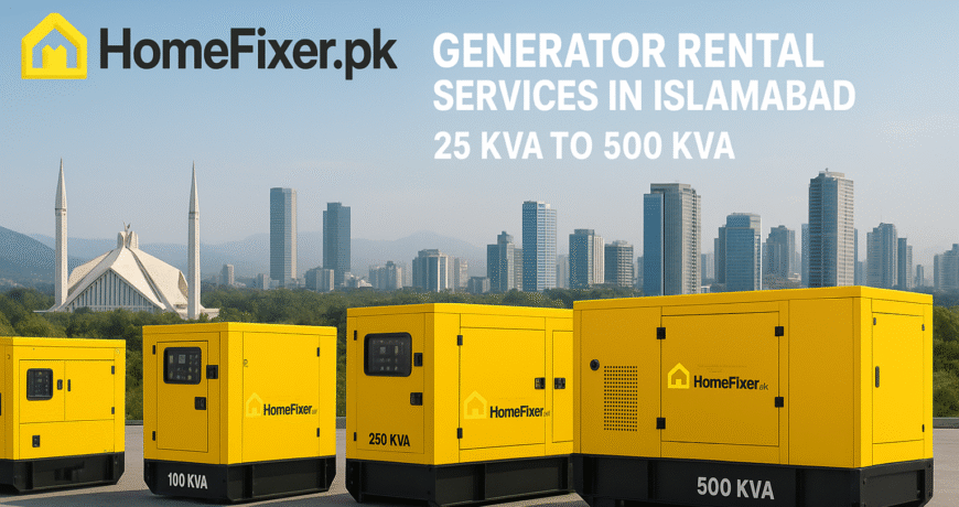 Generator Rental Services in Islamabad (25 KVA To 500 KVA) 1 Generator Rental Services in Islamabad