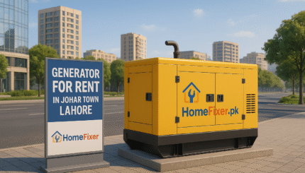 Generator for Rent in Johar Town Lahore