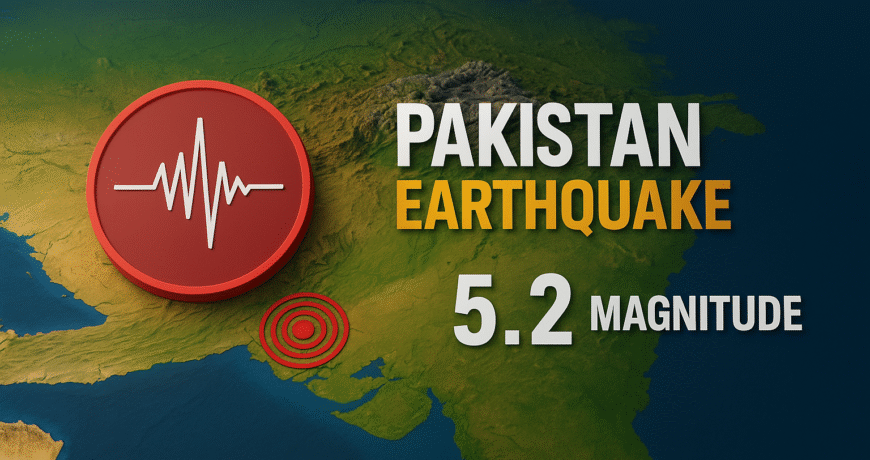 Pakistan Earthquake Today: 5.2 Magnitude Quake Jolts Northern Regions – Full Report 1 Pakistan Earthquake Today 5.2 Magnitude Quake Jolts Northern Regions – Full Report