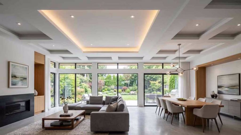 Home 209 Gypsum Board Ceiling – Modern Interiors