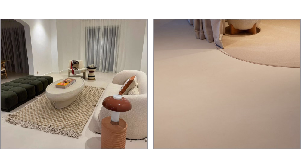 Microcement in PECHS Karachi — seamless microcement floors and walls by HomeFixer