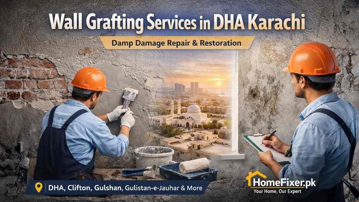 Premium Wall Grafting Services in DHA Karachi