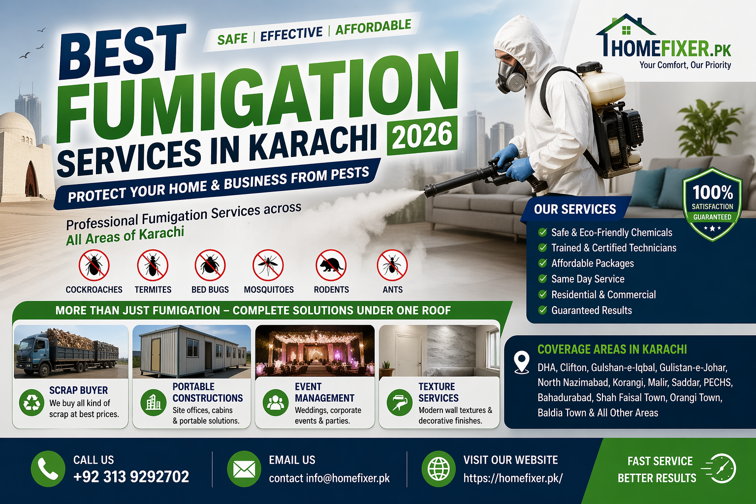 Best Fumigation Services in Karachi 2026