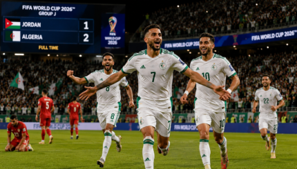 Jordan vs Algeria 2-1 Group J Standings FIFA World Cup 2026