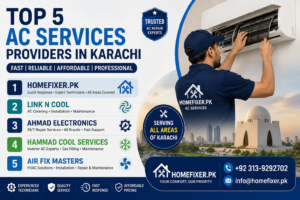 Top 5 AC Services in Karachi Reliable AC Repair & Installation