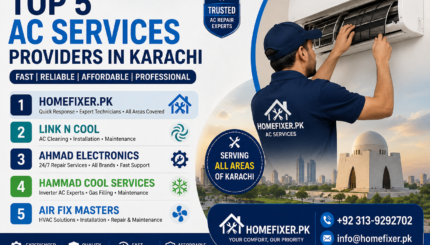 Top 5 AC Services in Karachi Reliable AC Repair & Installation