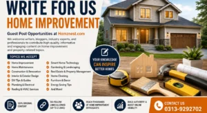 Home 62 Write For Us Home Improvement – Submit a Guest Post