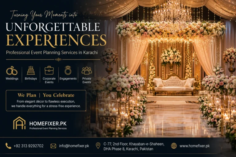 Best Event Planners in Karachi Homefixer Event Services