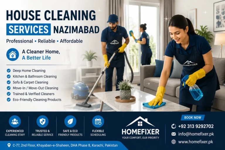 Experts House Cleaning Services Nazimabad